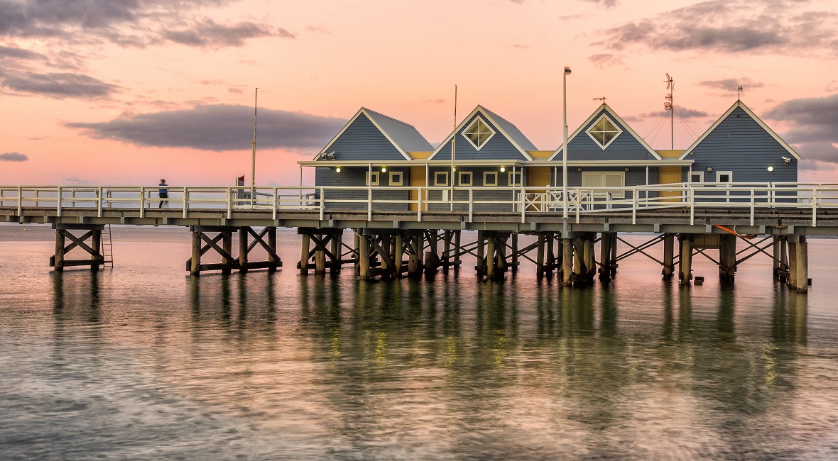 Busselton Jetty one of the longest working jetty in the Southern Hemisphere